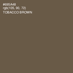 #695A48 - Tobacco Brown Color Image
